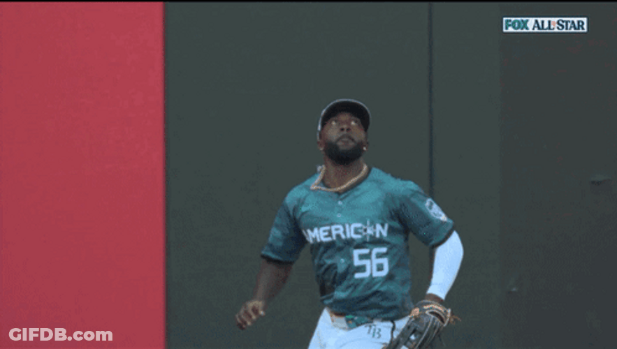Randy Arozarena Fail Catch GIF