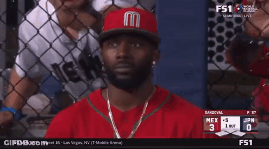 Randy Arozarena Staring Into Nothing GIF