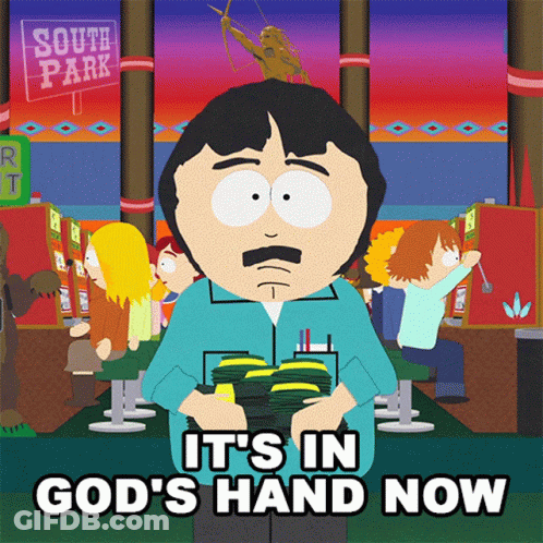 Randy From South Park Holding A Stack Of Money GIF