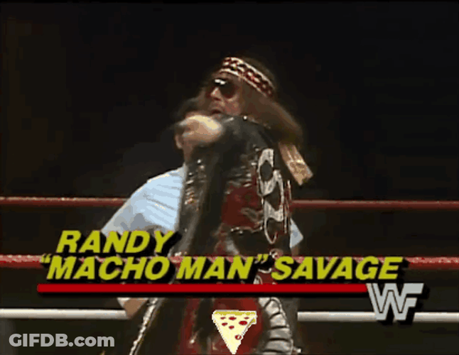 Randy Macho Man Savage Grand Entrance GIF