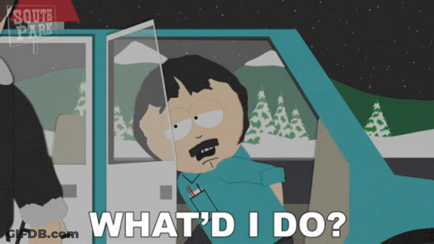 Randy Marsh Arrested What Do I Do GIF