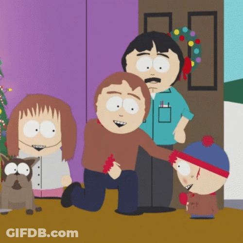 Randy Marsh Christmas Family Time GIF