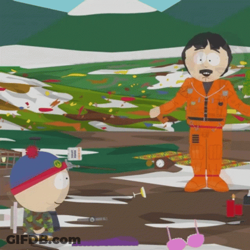 Randy Marsh Hugging Stan GIF