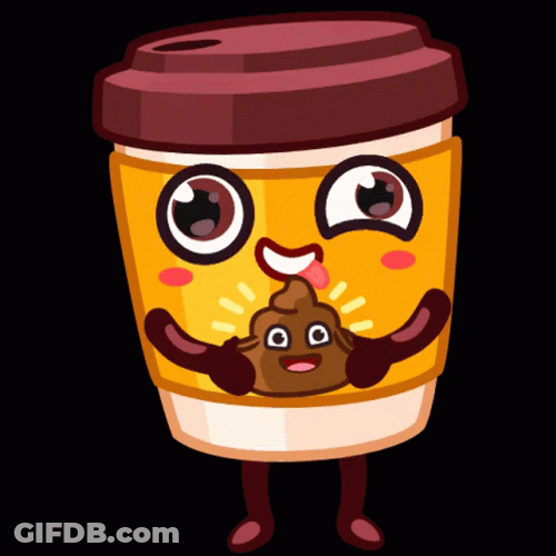 Randy Marsh Poop Coffee Cup GIF