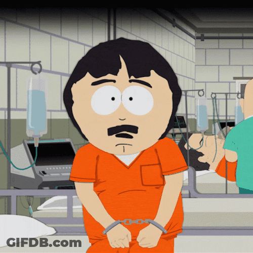 Randy Marsh Poop In Prison GIF