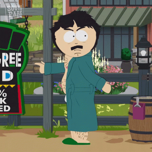 Randy Marsh Poop In Robes GIF