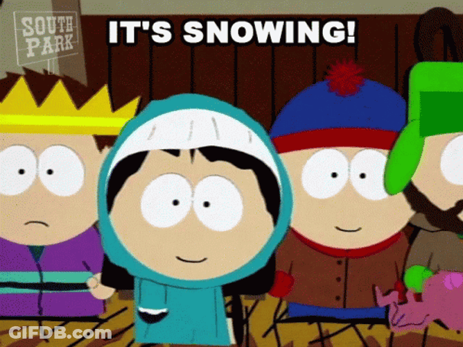 Randy Marsh Poop It's Snowing GIF