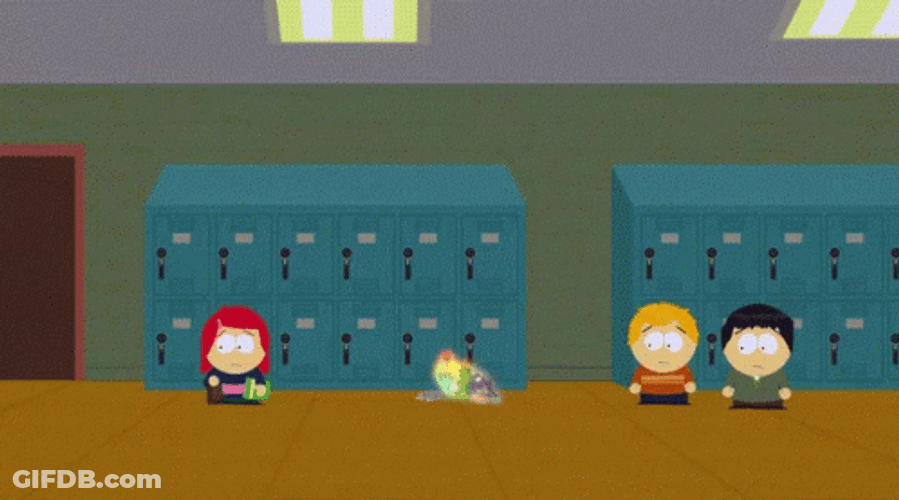 Randy Marsh Poop On Locker Room GIF