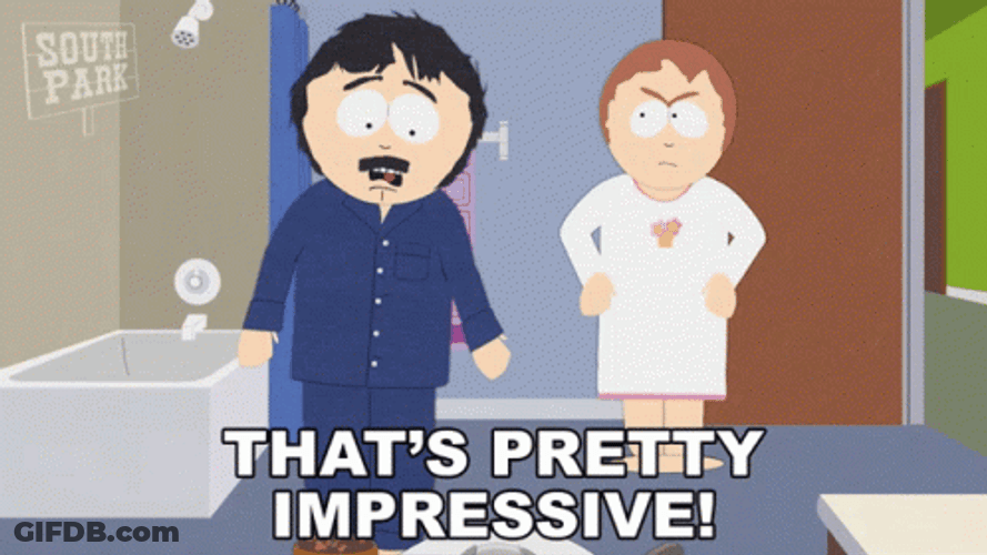 Randy Marsh Poop Pretty Impressive GIF