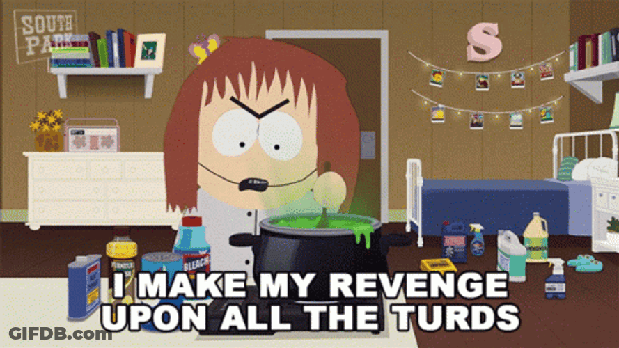 Randy Marsh Poop Revenge On Turds GIF