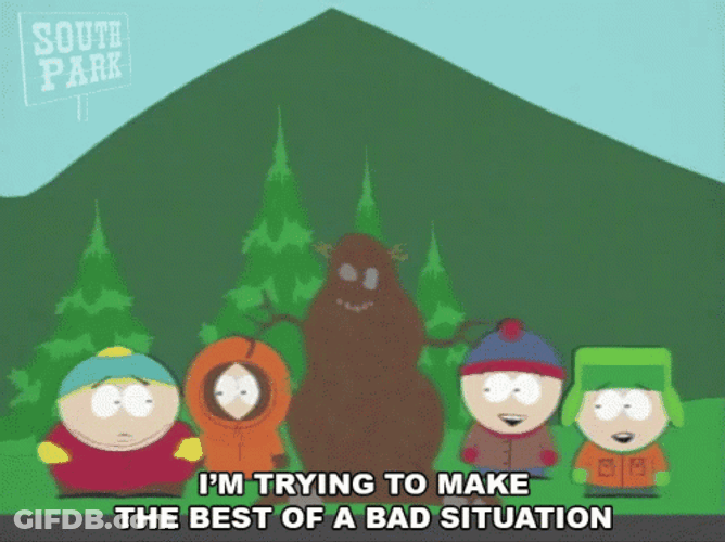 Randy Marsh Poop Standee GIF