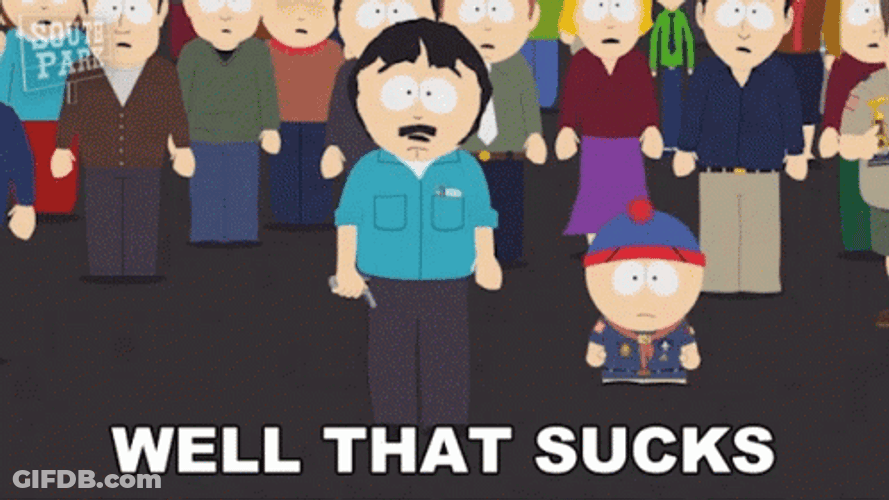 Randy Marsh Poop That Sucks GIF