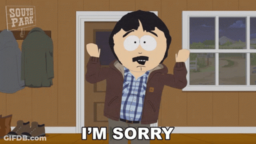 Randy Marsh Saying Sorry GIF