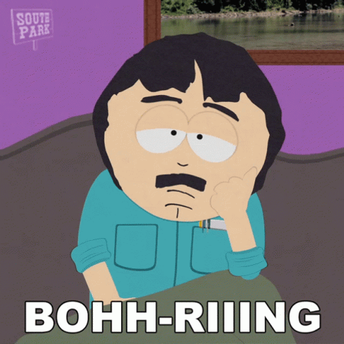Randy Marsh South Park Boring GIF