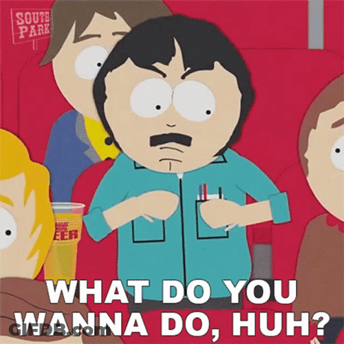 Randy Marsh Stripping His Clothes GIF