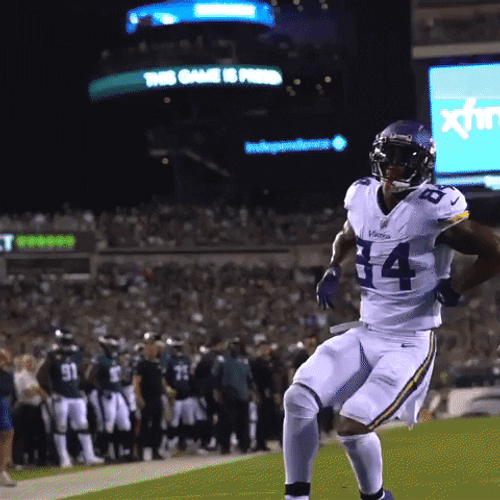 Randy Moss Energetic Graceful Dance Moves GIF