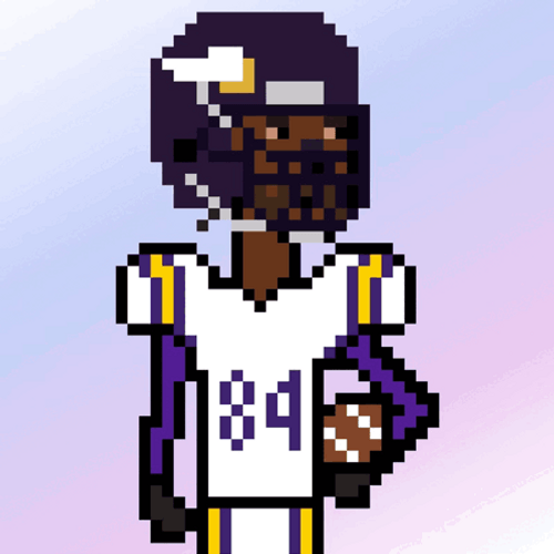 Randy Moss Pixelated Animated Art GIF