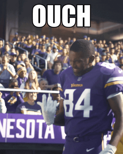 Randy Moss Shaking Fingers Pain GIF
