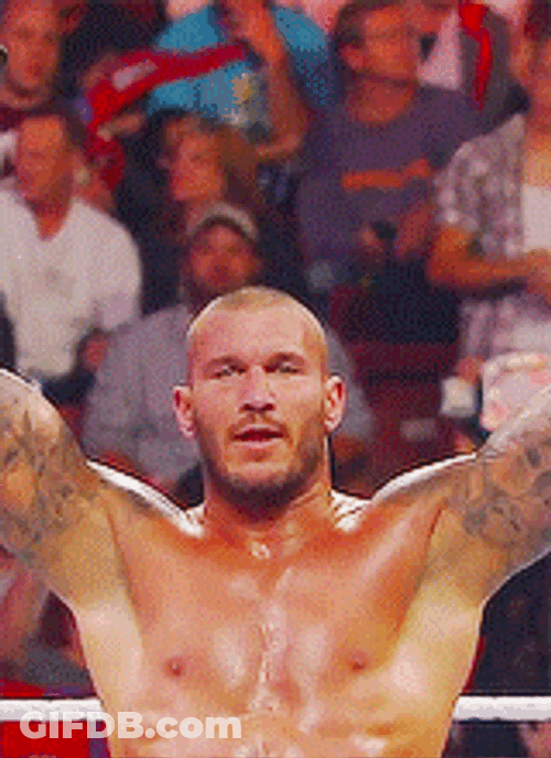 Randy Orton Anxious Arms Up GIF