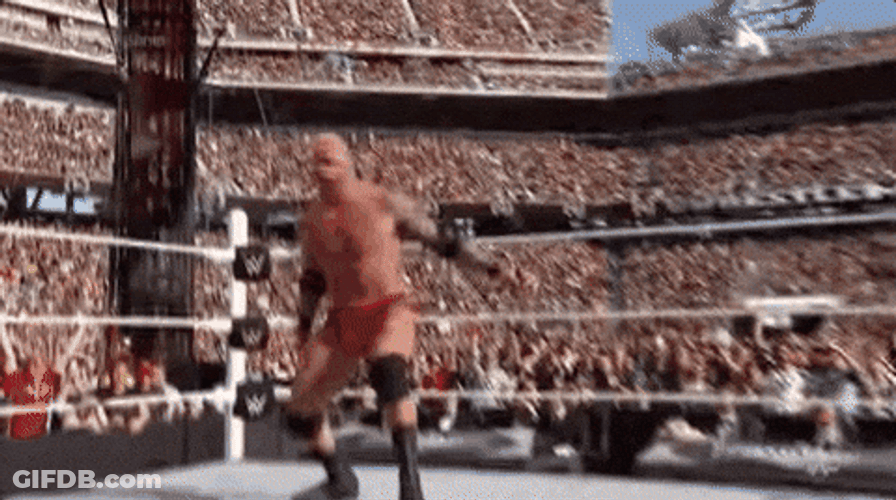Randy Orton Emotional Screams GIF