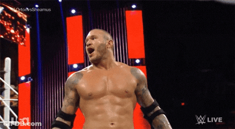 Randy Orton Exhausted Tongue Out GIF