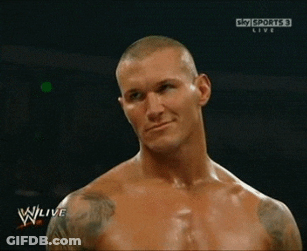 Randy Orton Intense Eyes Smirk GIF