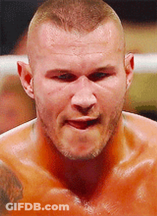 Randy Orton Licking Lips GIF
