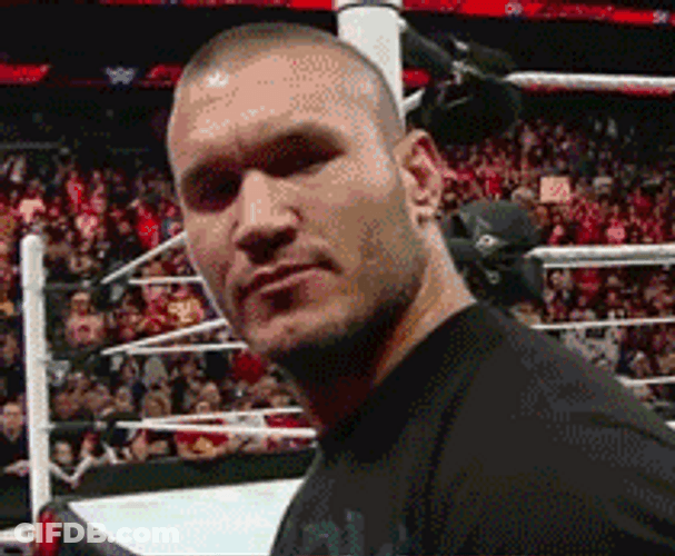 Randy Orton Slow Motion Wink GIF