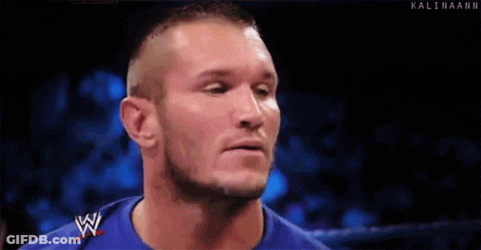Randy Orton Stare Down GIF