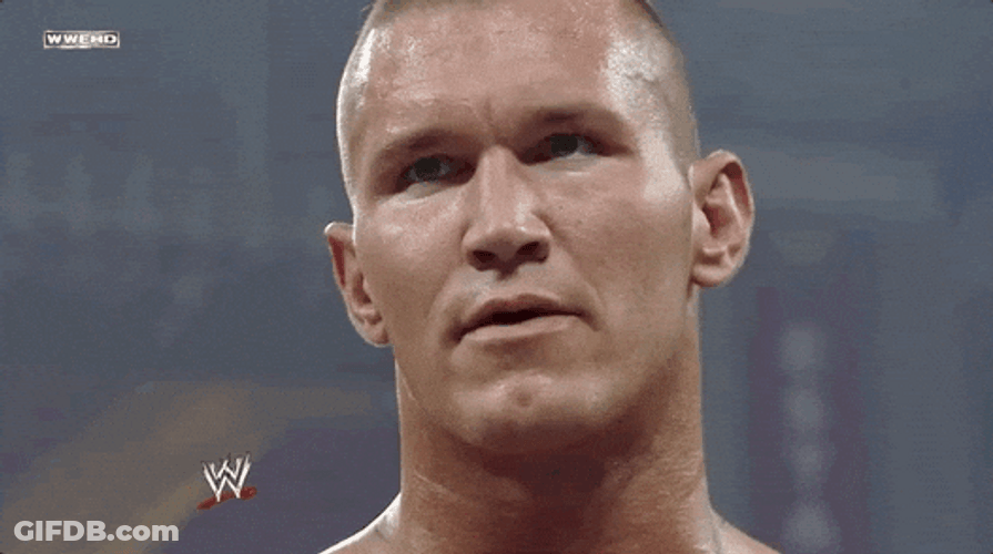 Randy Orton Upset Eye Roll GIF