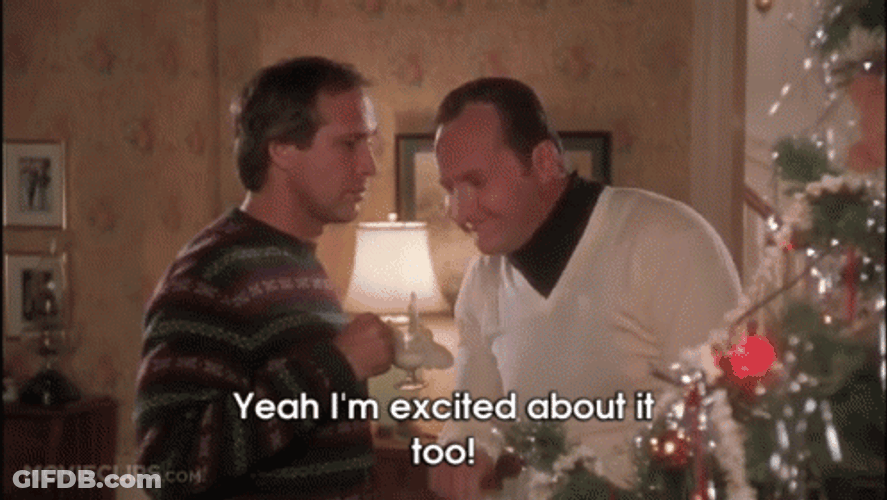 Randy Quaid Clark Griswold Christmas Lights GIF