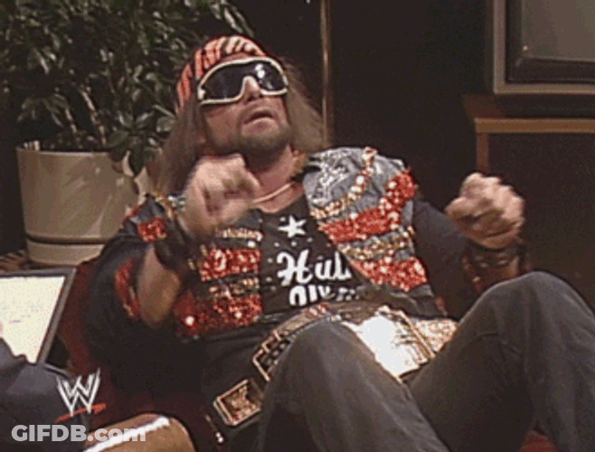 Randy Savage Fastest Gun In West GIF