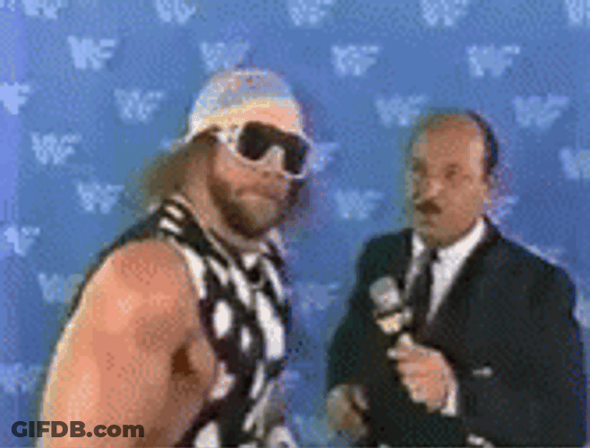 Randy Savage Not Necessarily GIF