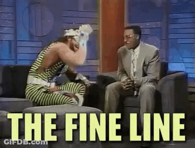Randy Savage The Fine Line GIF