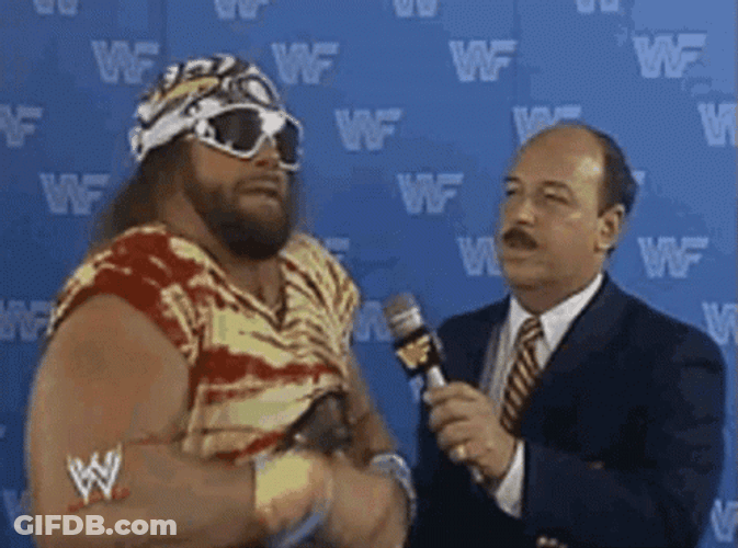 Randy Savage Wow Shabbat Shalom GIF