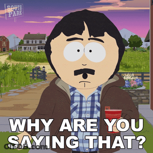 Randy South Park Holding Red Cup Saying Why GIF