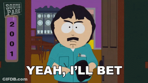 Randy South Park Saying Yeah I'll Bet GIF