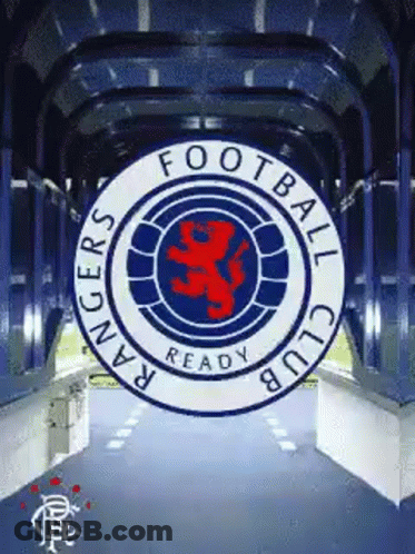 Rangers Football Club Logo With Lion GIF