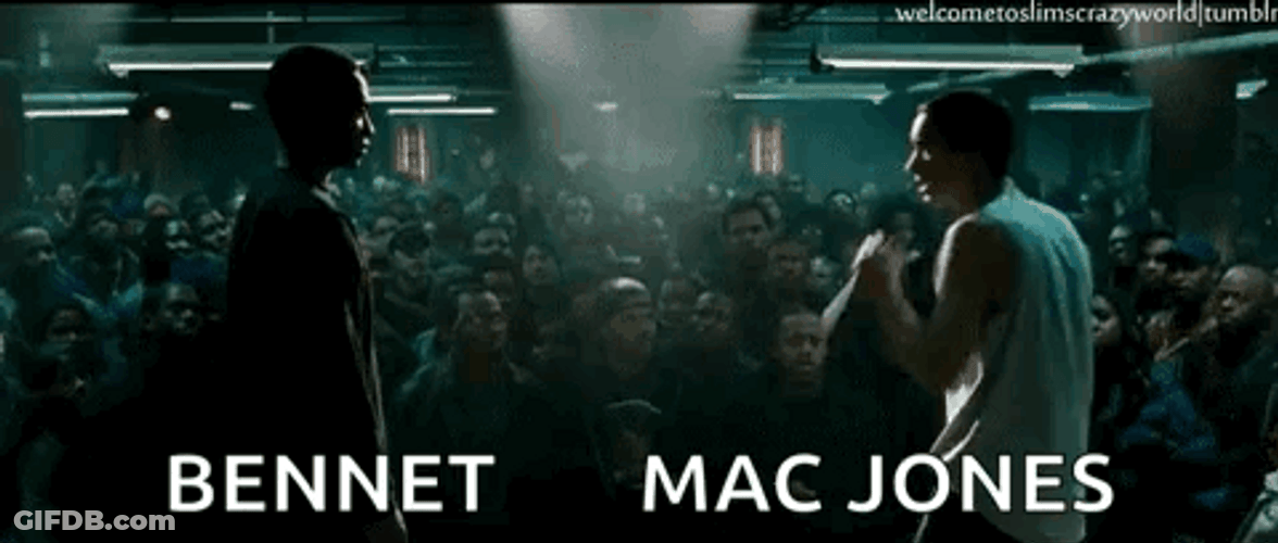 Rap Battle Bennett Versus Mac Jones GIF