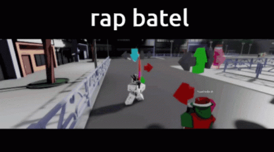 Rap Battle Roblox Meme GIF