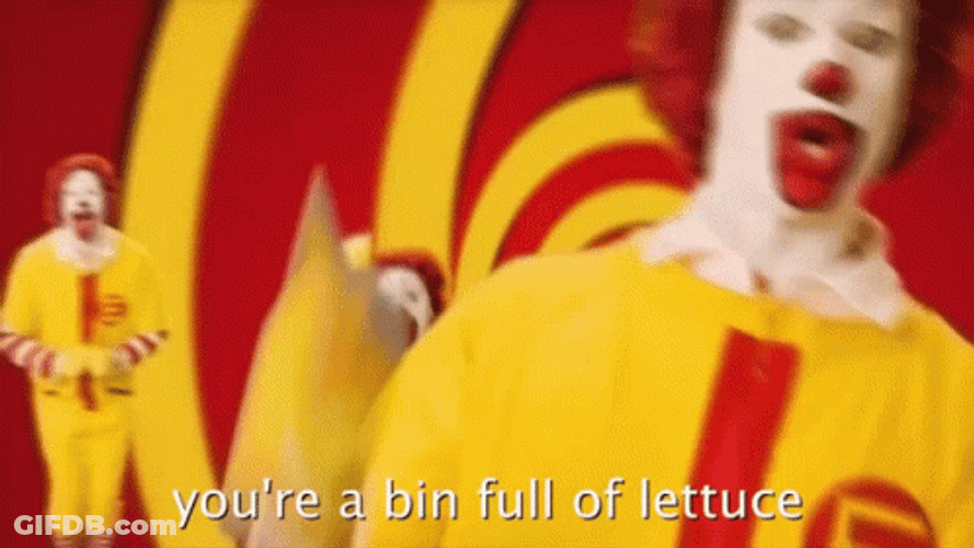 Rap Battle Ronald McDonald GIF