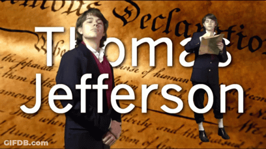 Rap Battle Thomas Jefferson Parody GIF