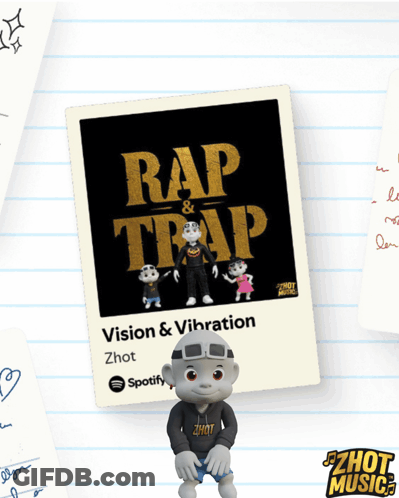 Rap & Trap Vision & Vibration Poster By Zhot GIF