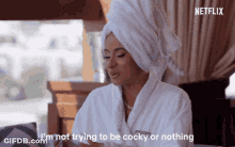 Rapper Cardi B Conceited Cocky Or Nothing GIF