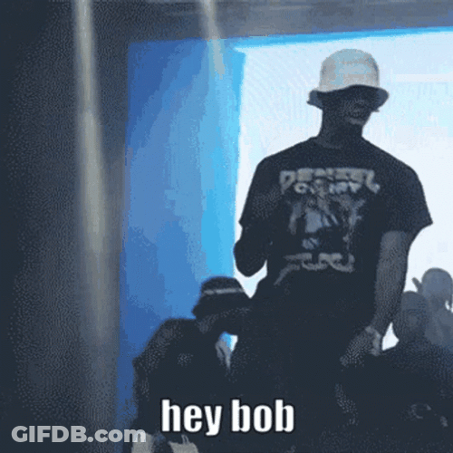 Rapper Denzel Curry Hey Bob GIF