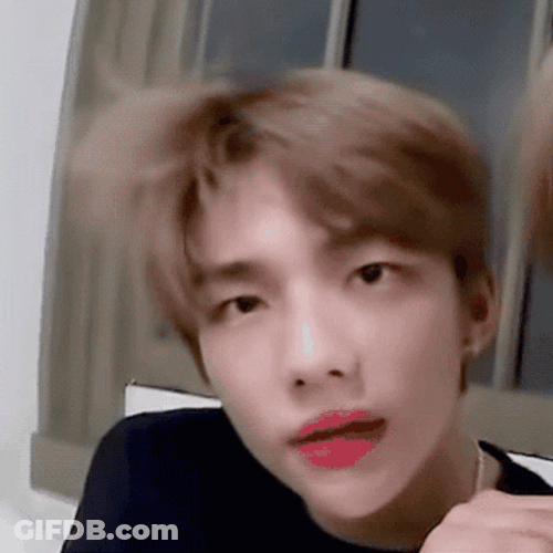 Rapper Hyunjin Close Up Shot GIF