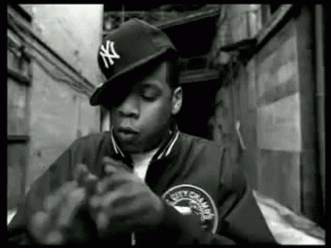 Rapper Jay-Z Pointing GIF
