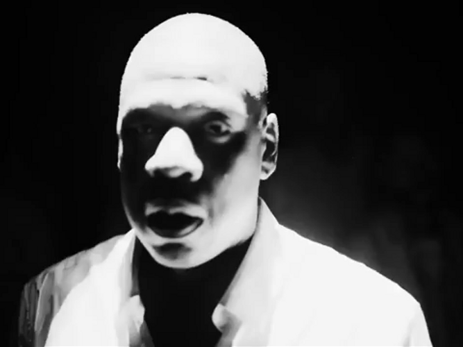 Rapper Jay-Z Staring GIF