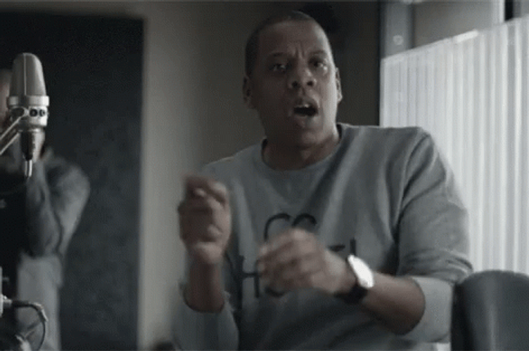 Rapper Jay-Z Studio GIF