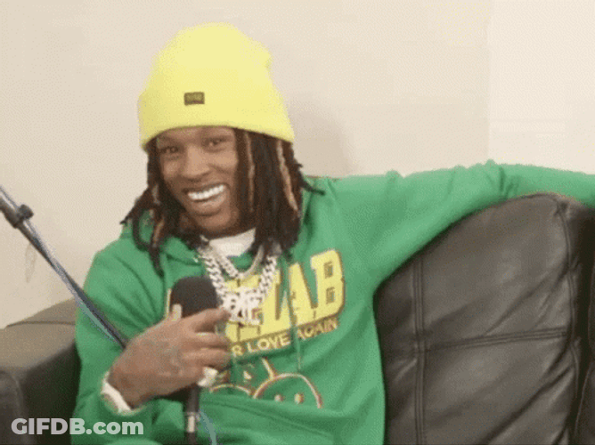 Rapper King Von Interview GIF
